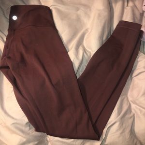 Burgundy Lululemons